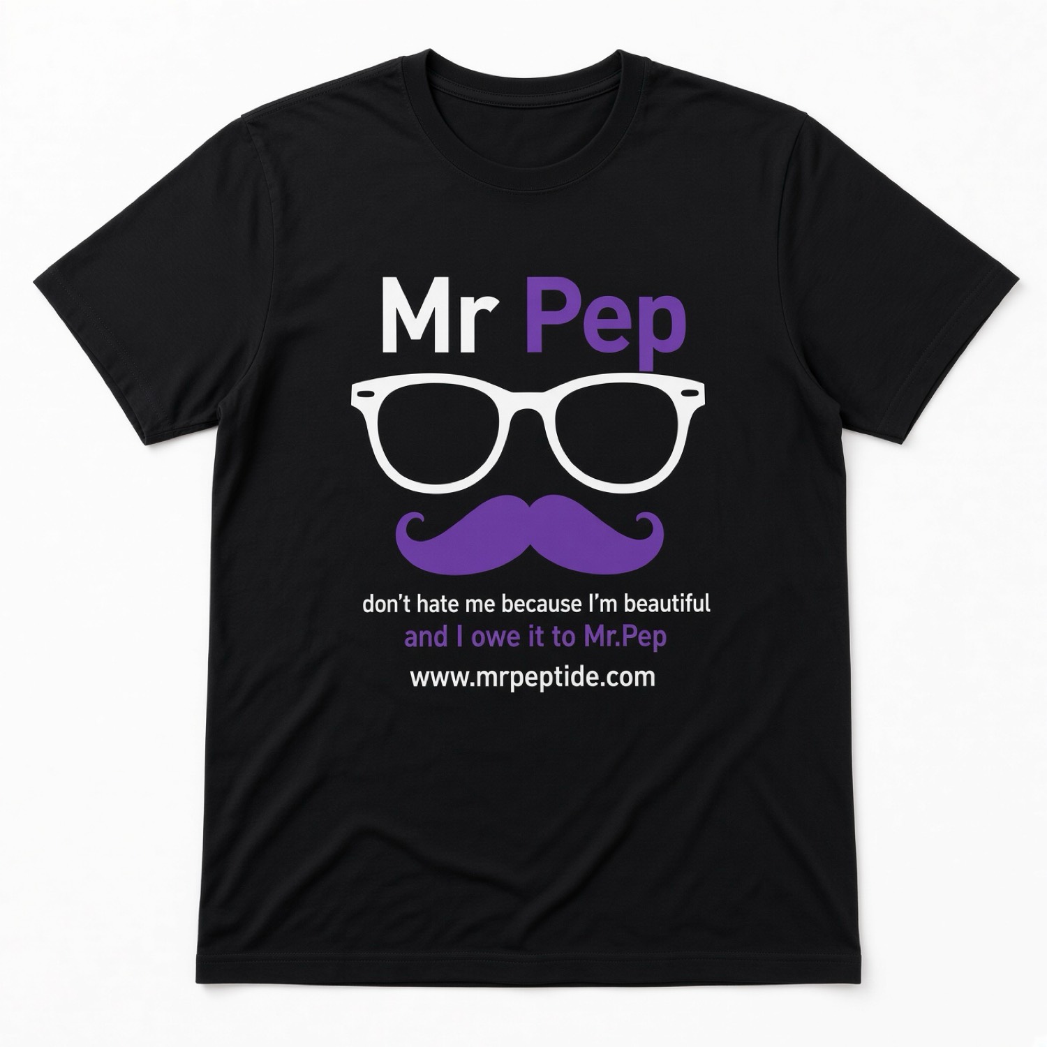 Mr Pep Black Tee XS-XXL research box