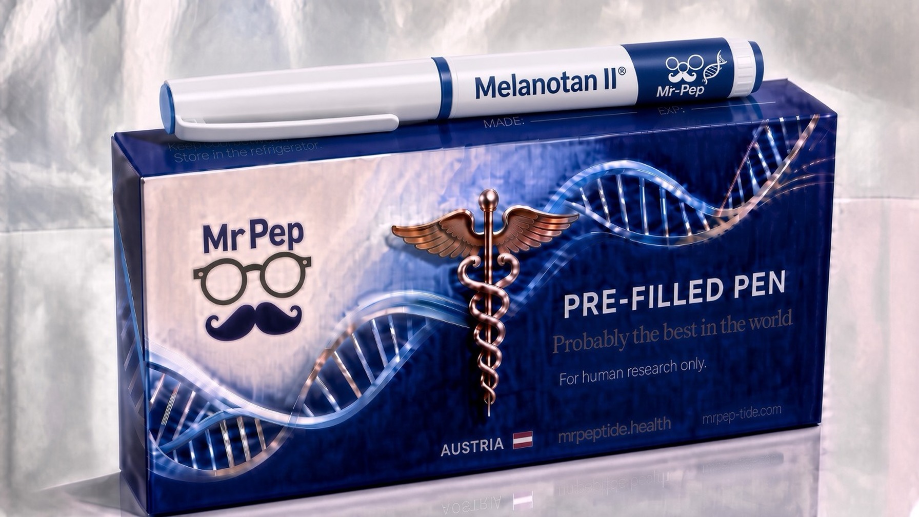 Mr Pep Melanotan II 10 mg research box
