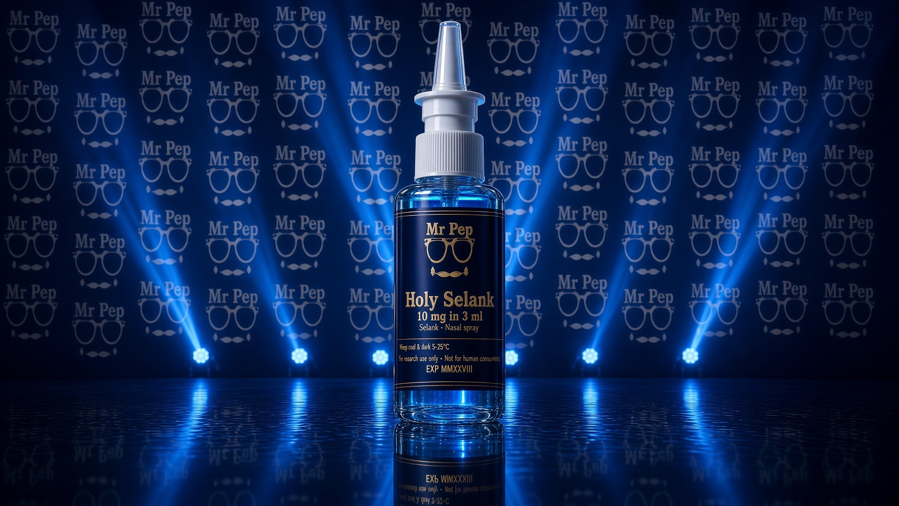 Mr Pep Selank Spray 10 mg nasal spray research box